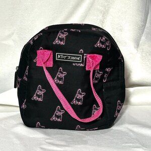 Betsey Johnson Lunchbox with Pink Dog Design